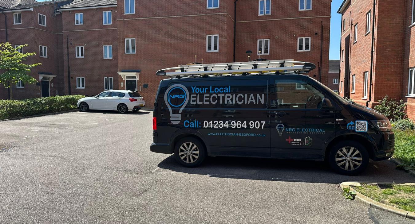 Lamp post head replacement by NRG Electrical Bedford